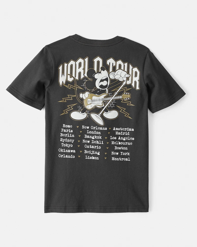 Boys Disney© Mickey Mouse Short-Sleeve Graphic Tee - Black