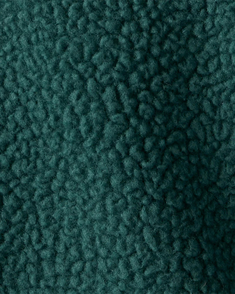 Baby Boy 3-Piece Cactus Fleece Zip-Up Jacket Outfit Set