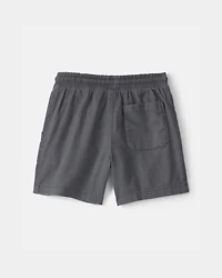 Boys Twill Shorts - Grey