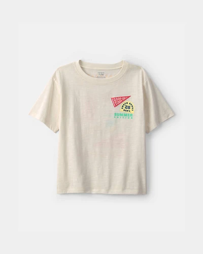 Boys 'Summer Snack Pack' Graphic Tee - Cream