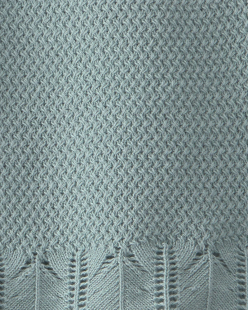 Toddler Girl 2-Piece Organic Cotton Knit Top & Short Set