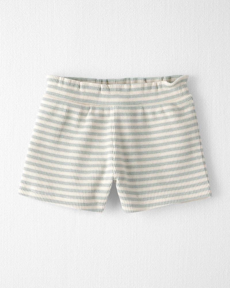 Baby Girl 2-Piece Organic Cotton Waffle Knit Set