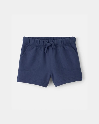 Baby Boy French Terry Shorts - Blue