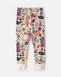 Toddler 2-Piece Halloween Scavenger Hunt 100% Cotton Snug Fit Pyjama Set
