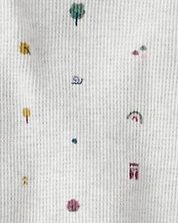 Baby 2-Piece Organic Cotton Waffle Knit Set Icon Print