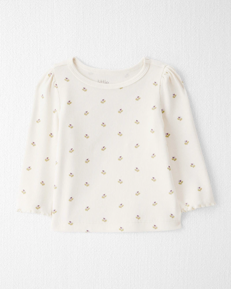 Baby Girl 2-Piece Organic Cotton Jumper Set