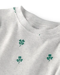 Toddler Organic Cotton Pyjamas Lucky Clovers Print