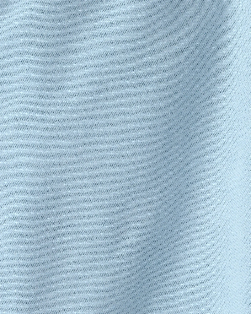 Toddler Girl French Terry Wide-Leg Pants - Blue