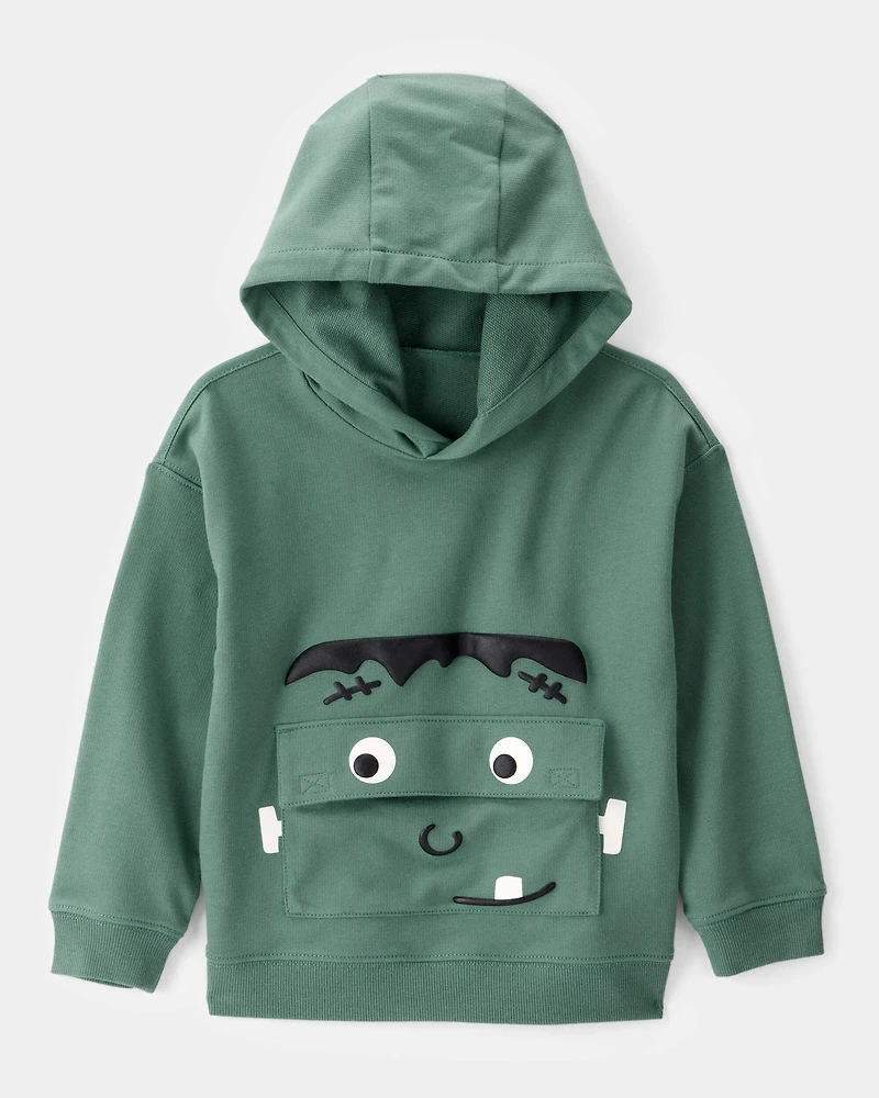 Toddler Boy Halloween Frankenstein Pullover Hoodie