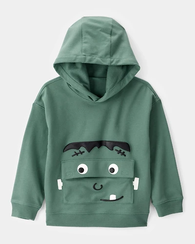 Toddler Boy Halloween Frankenstein Pullover Hoodie