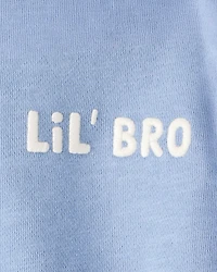 Baby Boy Organic Cotton Lil' Bro Bubble