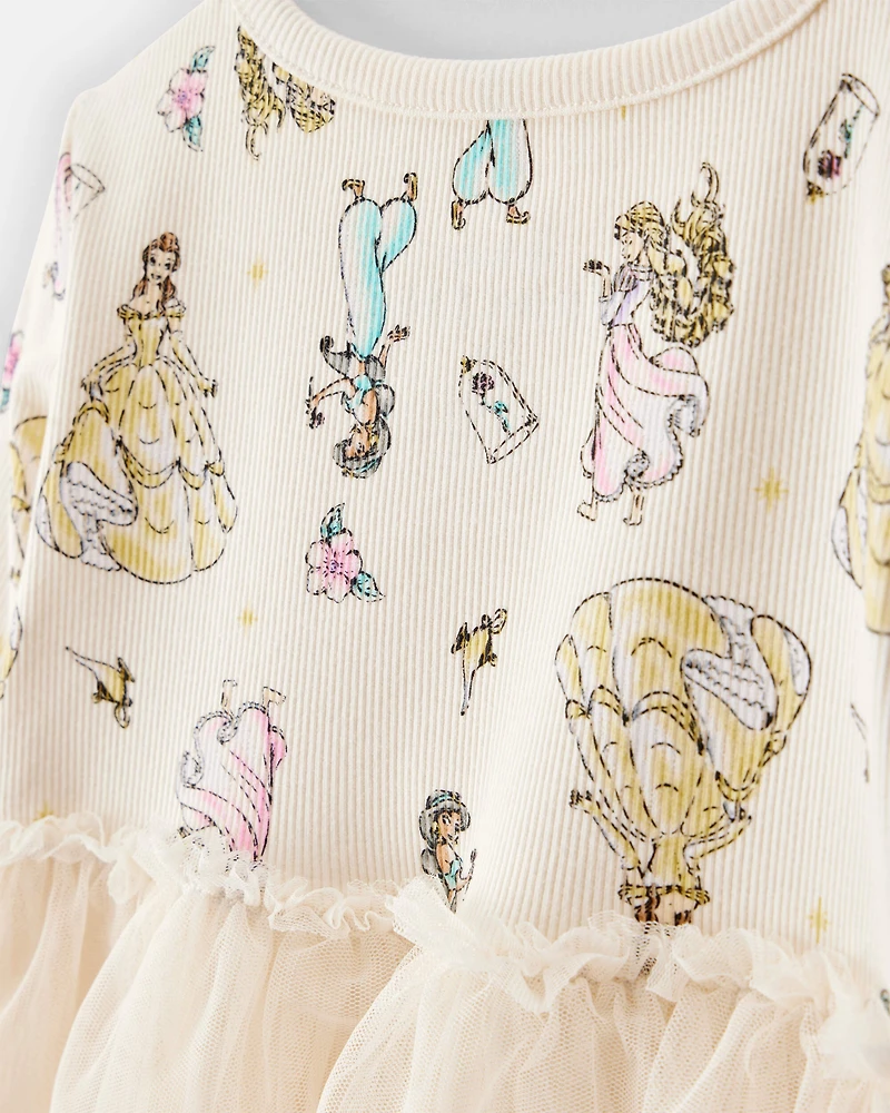 Toddler Disney Princess Long-Sleeve Tutu Dress