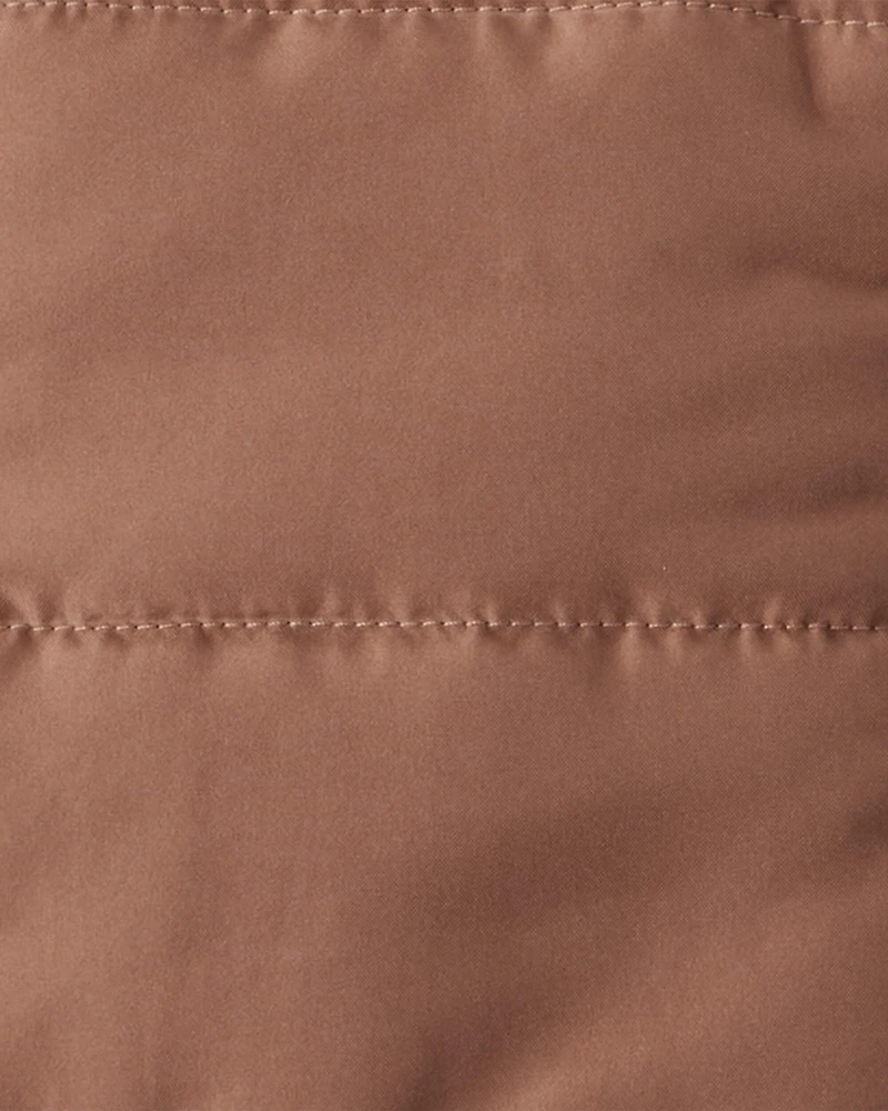 Baby Boy 3-Piece Plaid Vest, Button-Down & Jogger Set