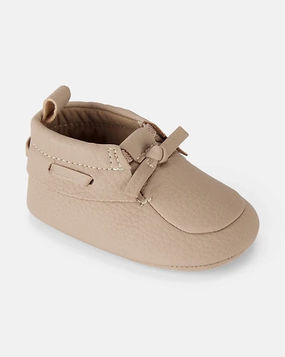 Baby Moccasin Shoes - Brown