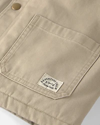 Kids Organic Cotton Twill Barn Jacket