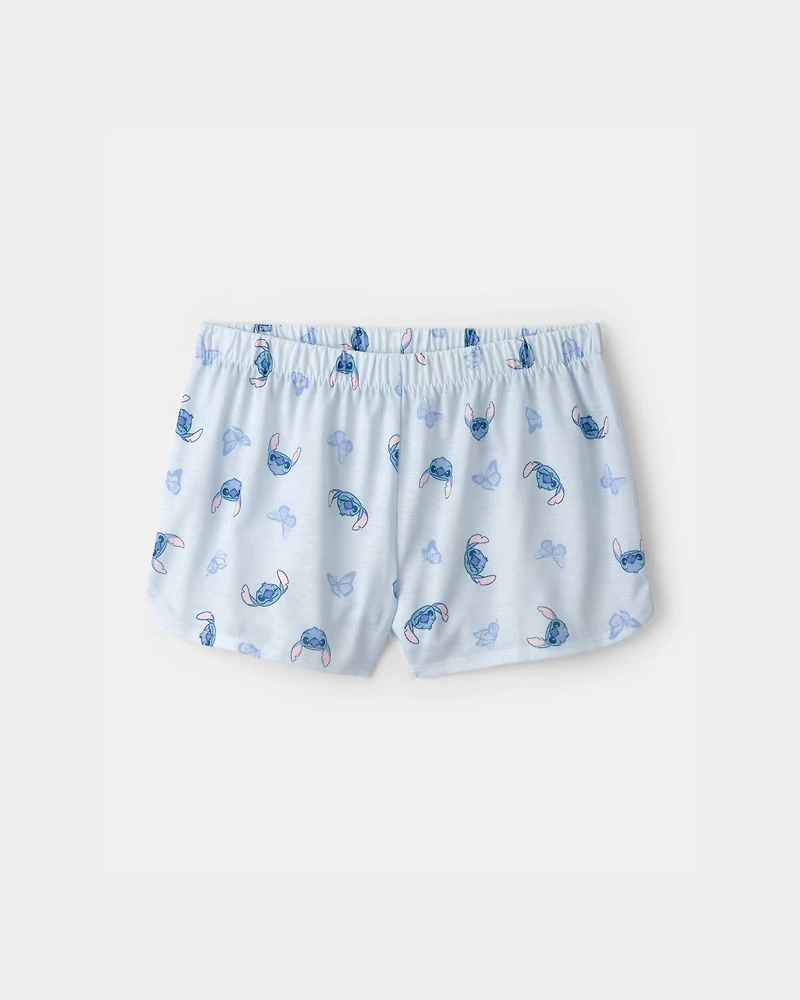 Girls 2-Piece Disney© Lilo & Stitch Short-Sleeve Pyjama Set - Blue