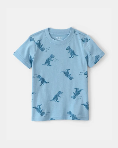 Toddler Boy Dinosaur T-Shirt – Blue