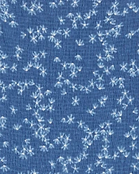 Kid 2-Piece Tee & Floral Dress Set - Blue/White