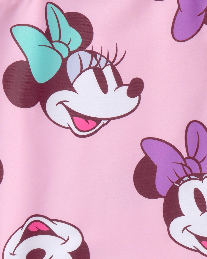 Toddler Girl Disney© Minnie Mouse 1-Piece Swimsuit - Pink