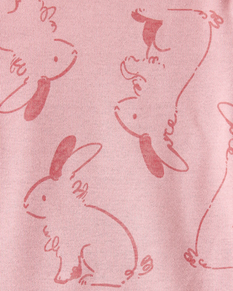 Baby Girl 5-Pack Train Floral Multipack Bodysuits - Green/Pink