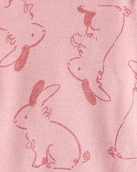 Baby Girl 5-Pack Train Floral Multipack Bodysuits - Green/Pink