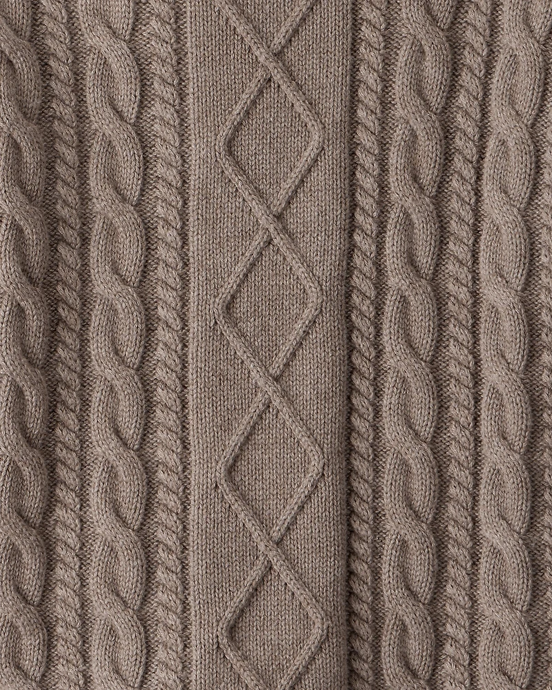 Organic Cotton Cable Knit Sweater