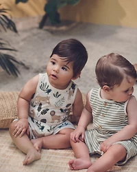 Baby Boy 2-Pack Romper Organic Cotton Jungle