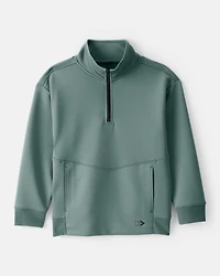 Boys Quarterzip Pullover - Green