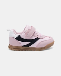 Toddler Girl Striped Casual Shoes - Pink