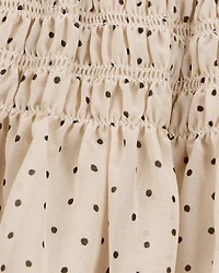 Kid Polka Dot Chiffon Skirt