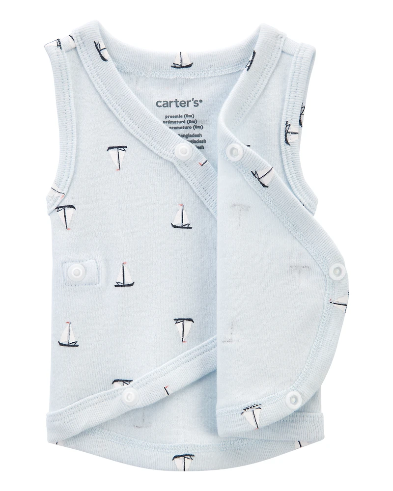 Baby Boy Preemie Sailboat Tank