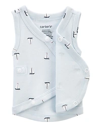 Baby Boy Preemie Sailboat Tank