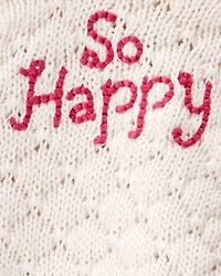 Baby 2-Piece Heart Sweater & Pull-On Pant Set