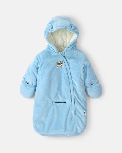 Baby Boy Velboa Prambag- Blue
