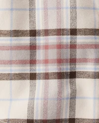 Toddler Boy Organic Cotton Button-Front Flannel