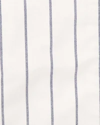 Kid Striped Baseball Button-Down Shirt