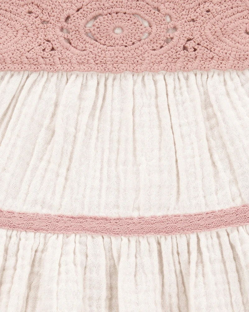 Baby Striped Tiered Dress