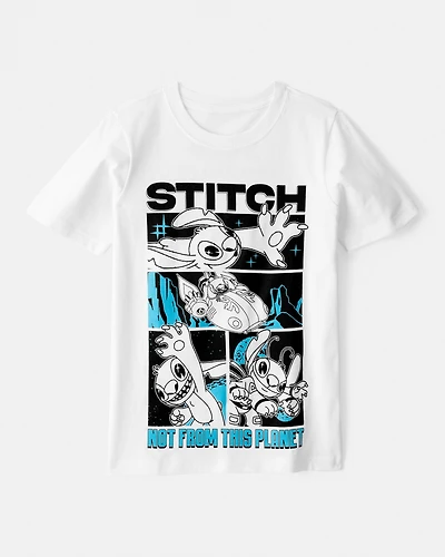 Boys Disney© Lilo & Stitch Short-Sleeve Graphic Tee - White