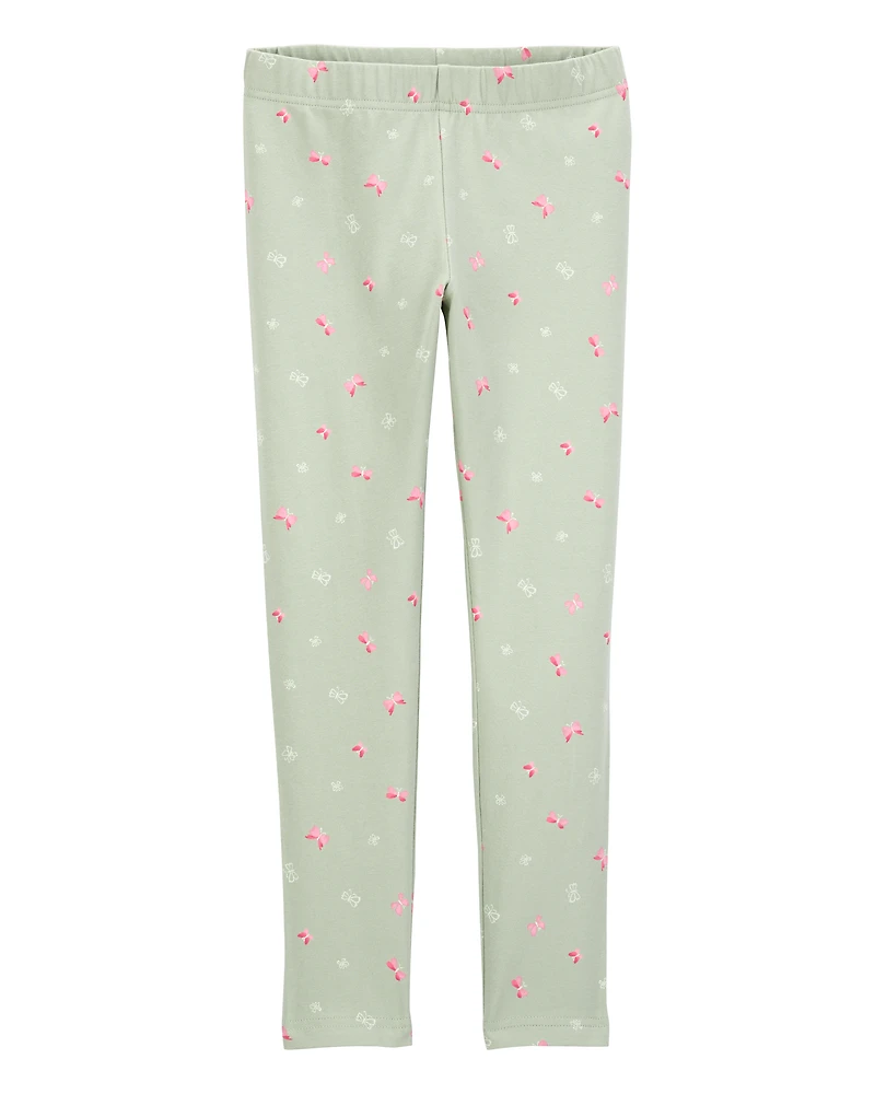 Kid Floral Stretch Leggings