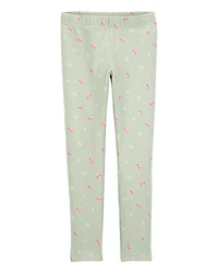 Kid Floral Stretch Leggings