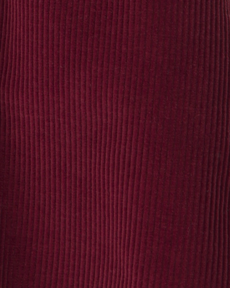 Girls Organic Cotton Corduroy Skirt