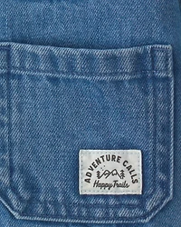 Baby Organic Cotton Denim Barn Jacket