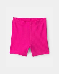 Baby Girl Bike Shorts - Pink