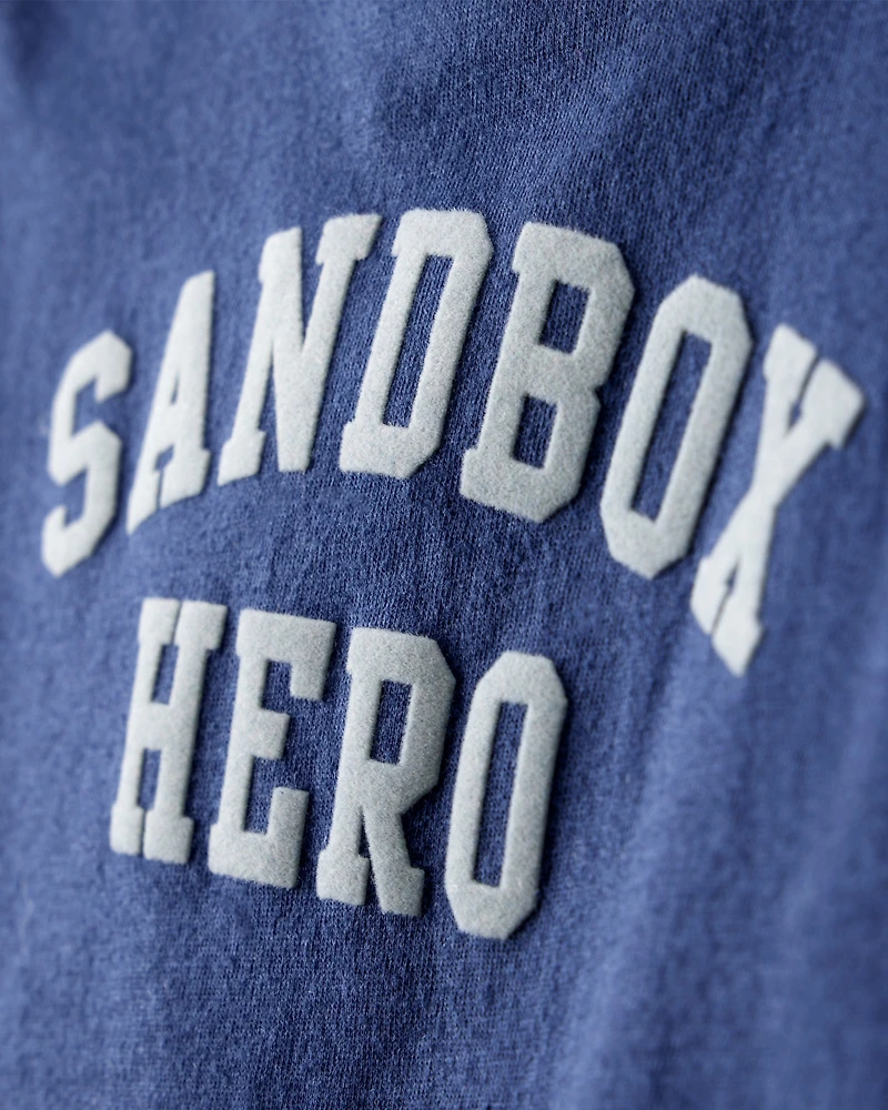 Toddler Boy Monster Truck Long-Sleeve Graphic Tee - Navy