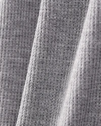 Baby Boy PurelySoft Long-Sleeve 2-Way Zip 1-Piece pyjamas - Grey