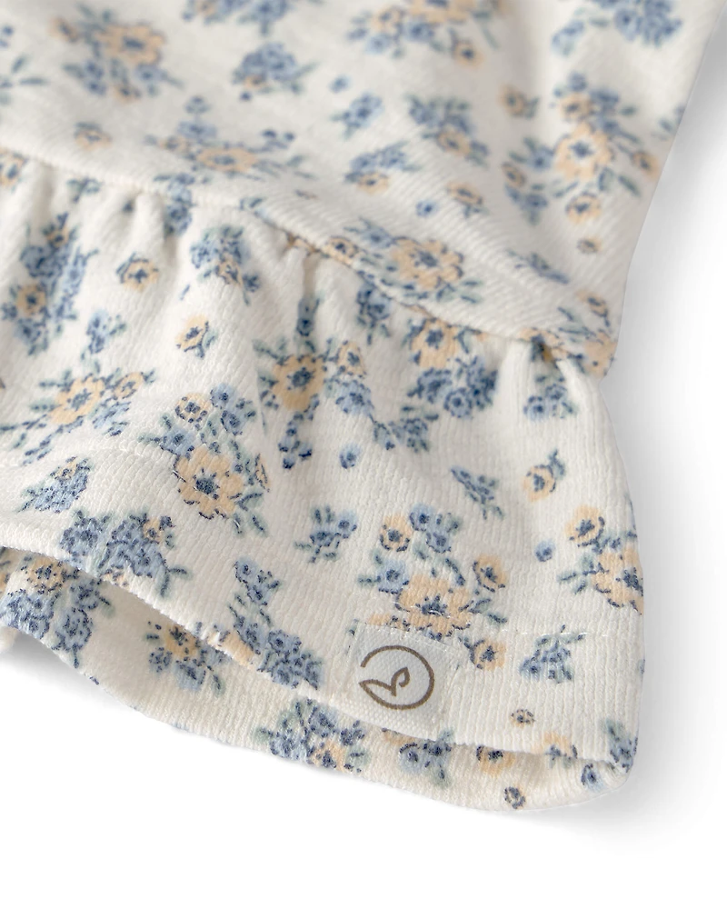 Baby Girl 2-Piece Set Made with Organic Cotton Spring Bloom