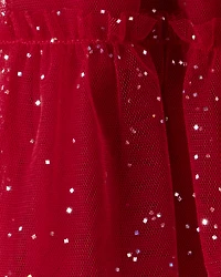 Toddler Girl 2-Piece Snowflake Print Long-Sleeve Top & Skirt Set