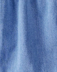 Girls Organic Cotton Denim Dress