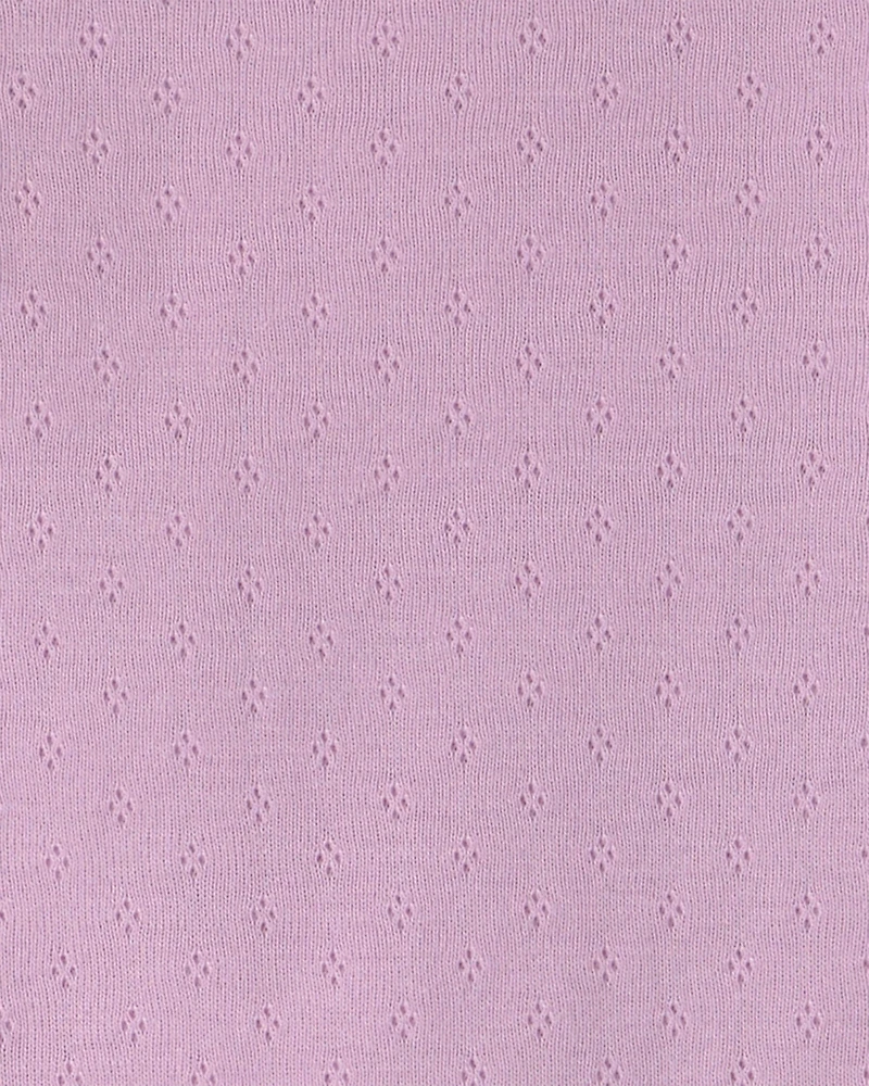 Baby Girl 4-Pack Swan Floral Long-Sleeve Bodysuits - Grey/Purple/Ivory