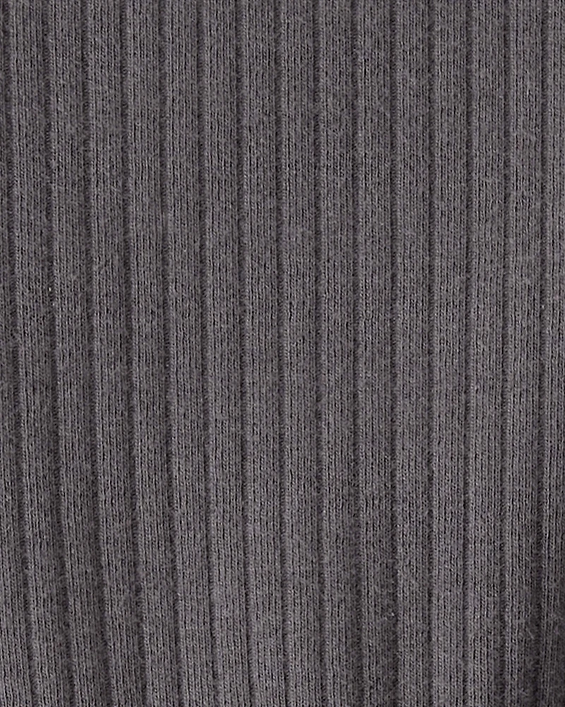 Toddler Girl Long-Sleeve Peplum Top - Black